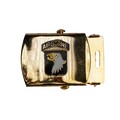 US Made 101st Airborne Division Brass Belt Buckle - US Army Surplus - Belts