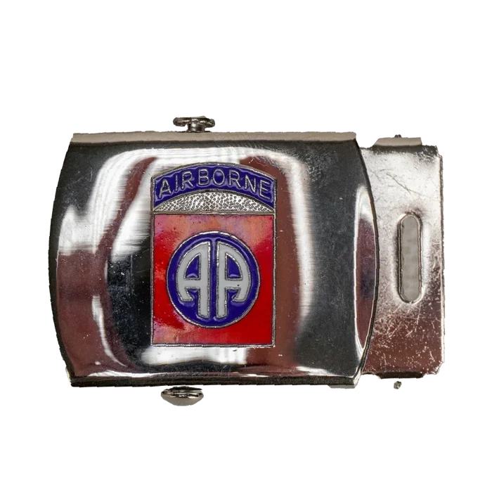 US Made 82nd Airborne Division Brass Belt Buckle - Army & Outdoors - Belts