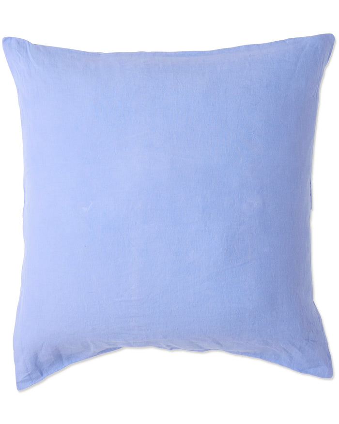 Vista Blue Linen European Pillowcases