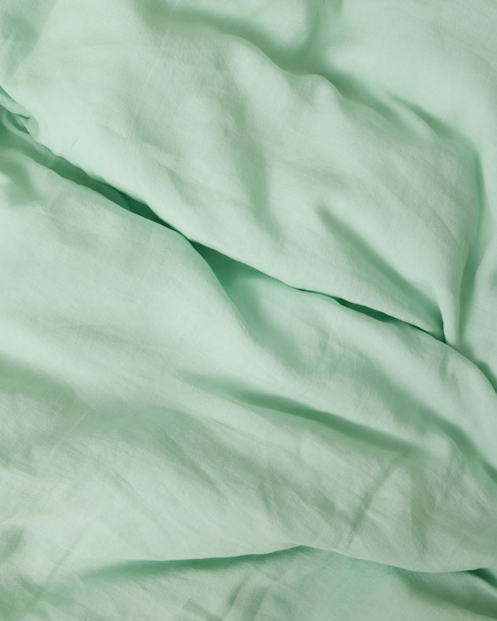 Vista Jade Linen European Pillowcases