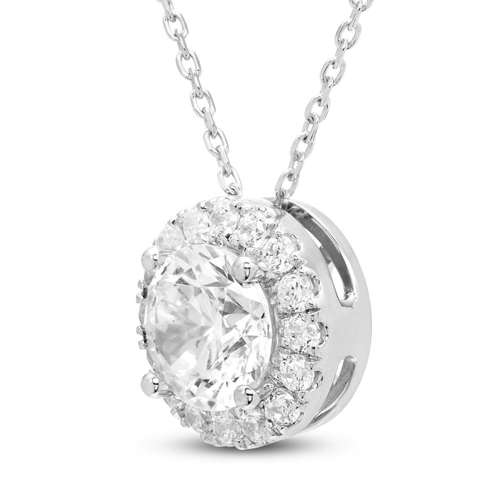 VossAgin Diamond Halo Pendant