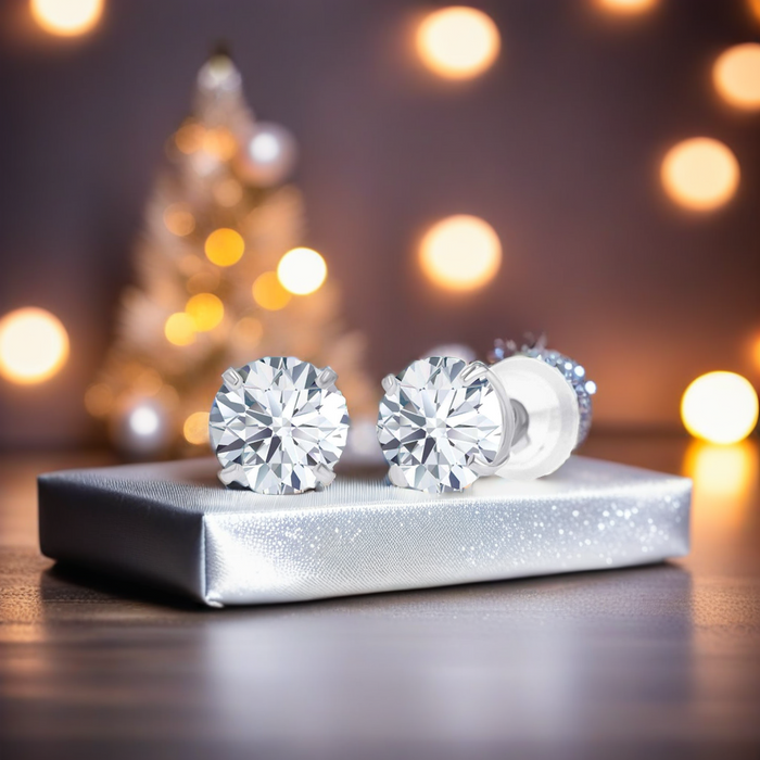 VossAgin Diamond Stud Earrings