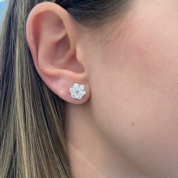 VossAgin Floral Cluster Earrings
