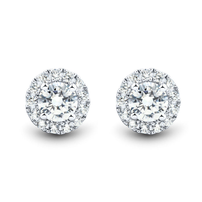 VossAgin Halo Stud Earrings