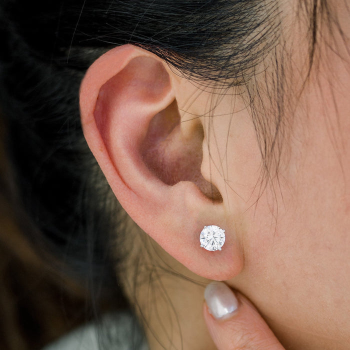 VossAgin Moissanite Stud Earrings