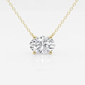 VossAgin Oval Solitaire Pendant