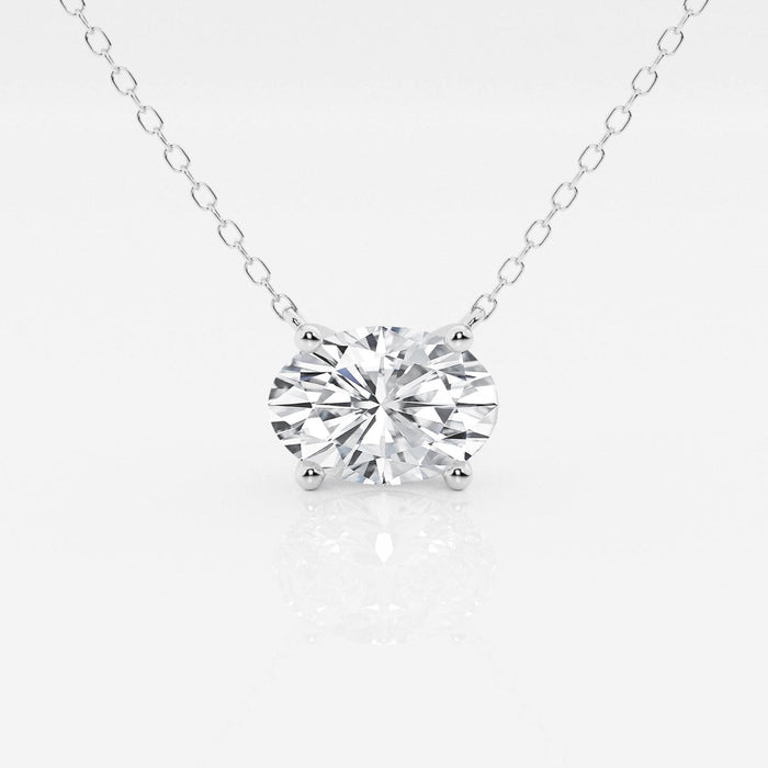 VossAgin Oval Solitaire Pendant