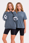 VXN Girls Cycling Shorts, Hoodie & T-Shirt Set - Teal