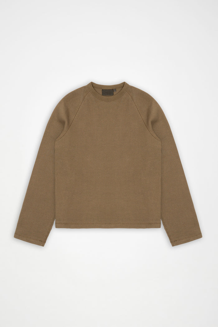 RAINS Waffle Long Sleeve T-Shirt Rains Splinter Long Sleeve