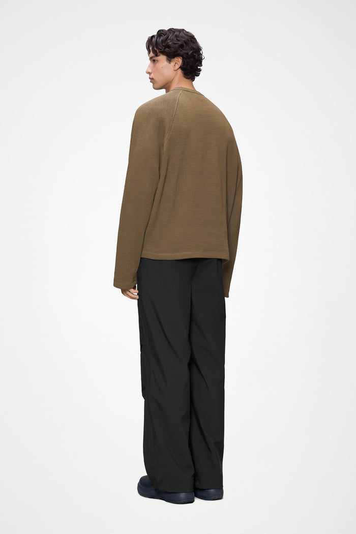 RAINS Waffle Long Sleeve T-Shirt Rains Splinter Long Sleeve