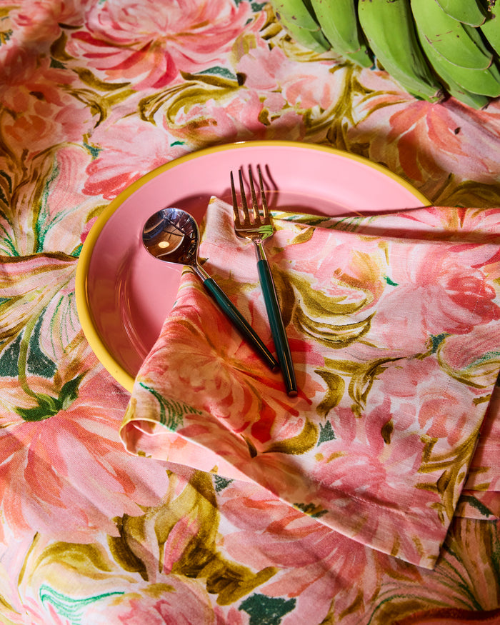 Warm Floral Breeze 4P Napkin Set