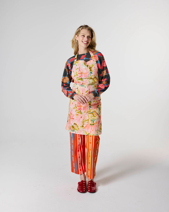Warm Floral Breeze Apron