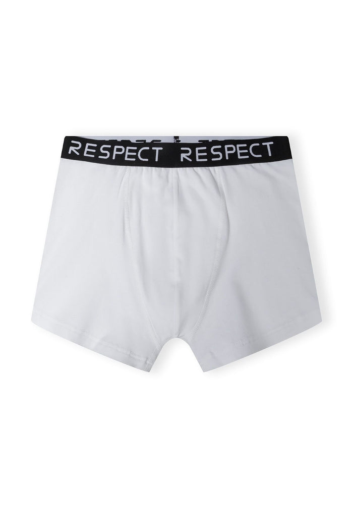 Boxers 3-Pack, Respect Waistband, White - 2