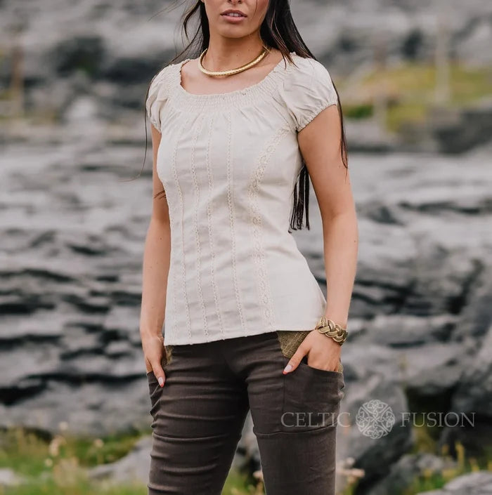 Celtic Fusion Design, Irish-designed folklore-inspired clothing created with a focus on sustainability, natural textures, and