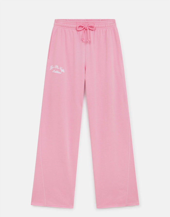 Wide Leg Jogger in Pink Blossom