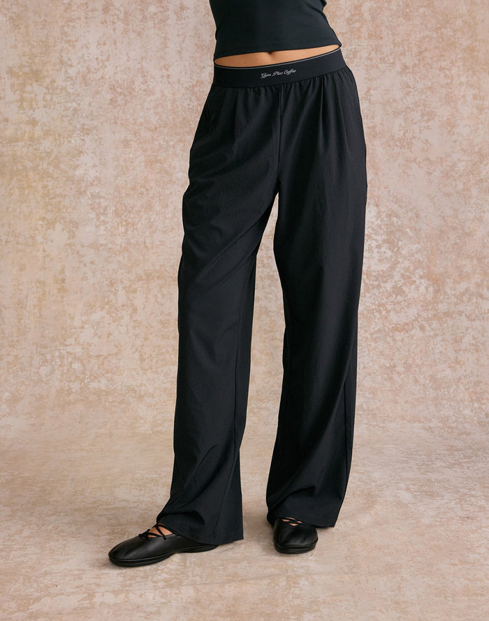 Wide Leg Pant in Black