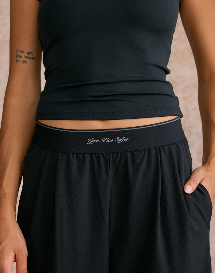 Wide Leg Pant in Black