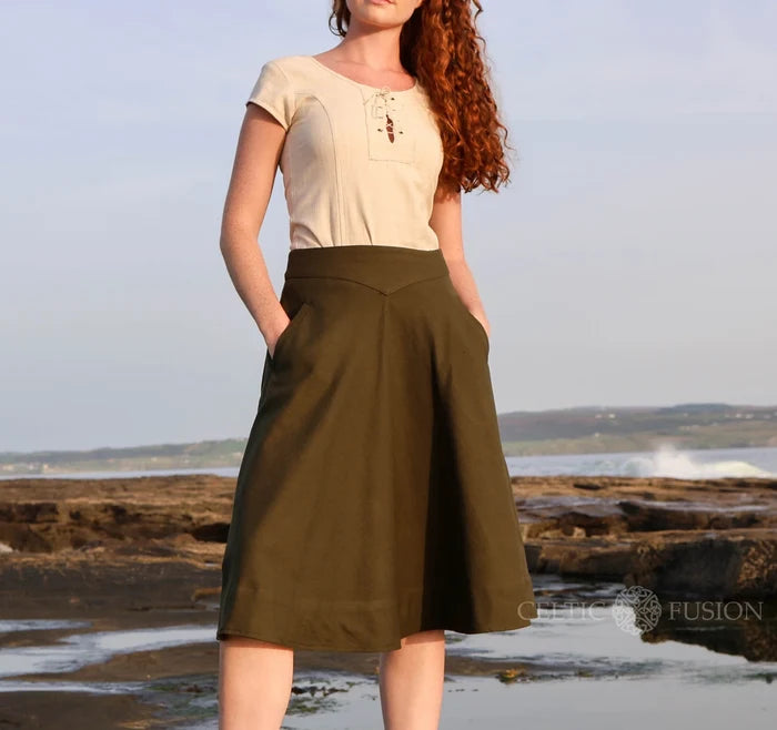 Celtic Fusion Design, Irish-designed folklore-inspired clothing created with a focus on sustainability, natural textures, and