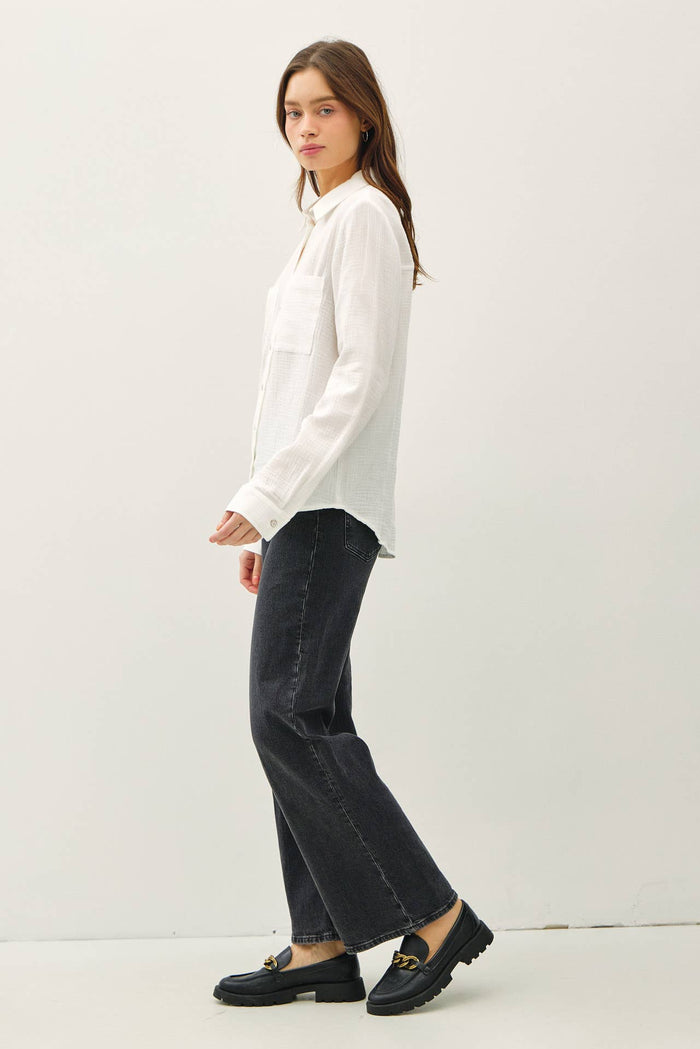 Willa Long Sleeve Button Up