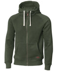 Williamsburg zipped hooded sweatshirt