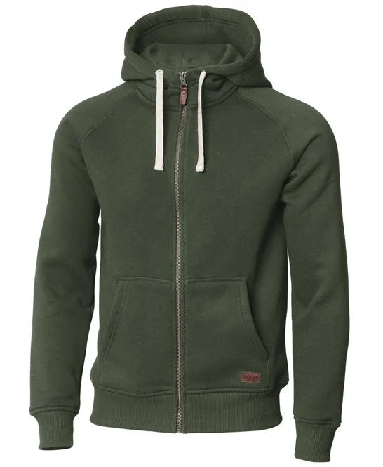 Williamsburg zipped hooded sweatshirt
