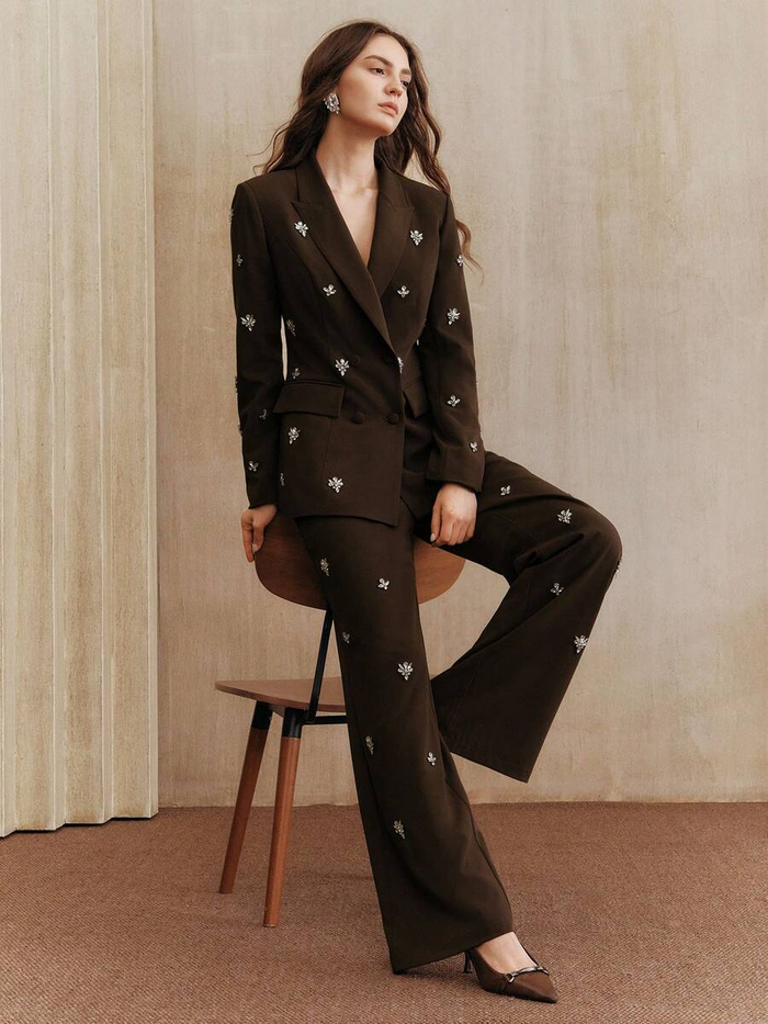 Women Rich Look Lightweight Blazer-2