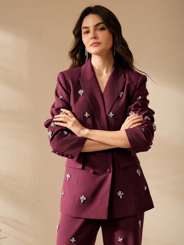 Women Rich Look Lightweight Blazer