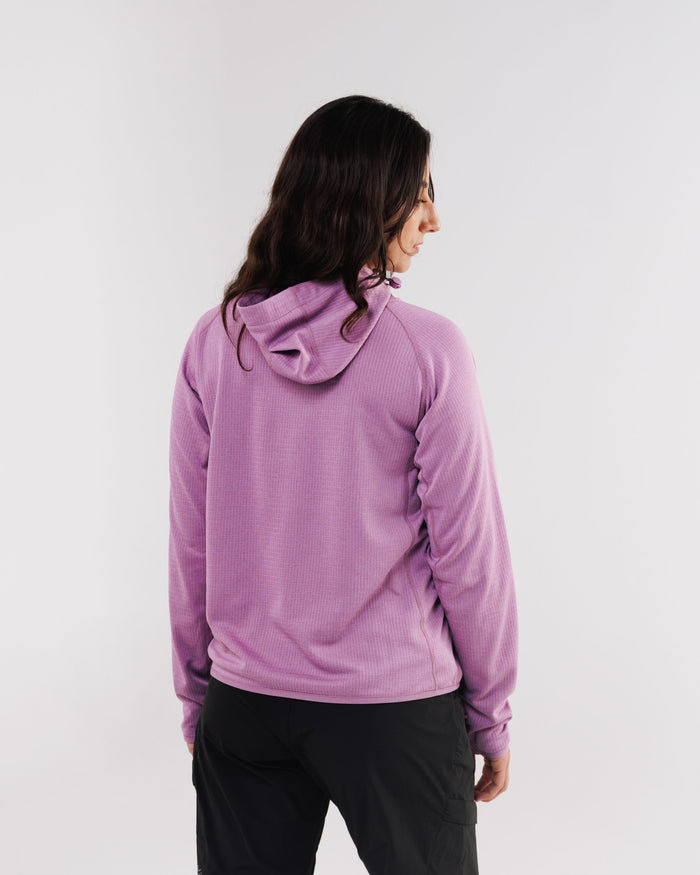 Womens Air-Grid Fleece Dusky Lavender