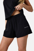 Womens Andara Pleated Short - Black