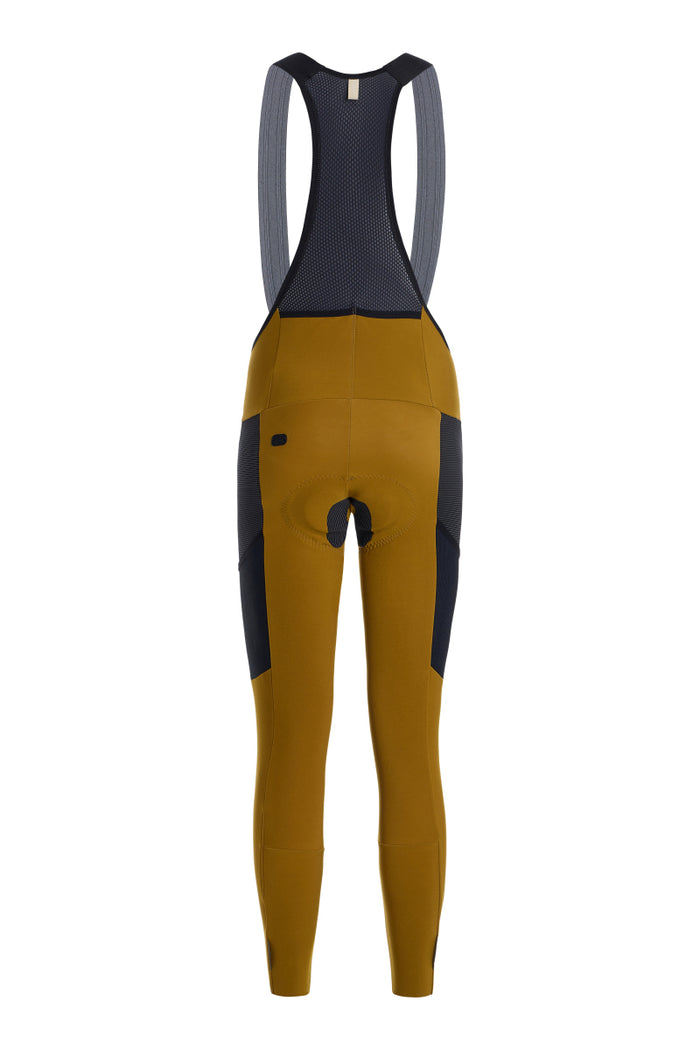 Women's Beyond Gravel Cargo Thermal Bib Tight by Giordana Cycling, , Made in Italy