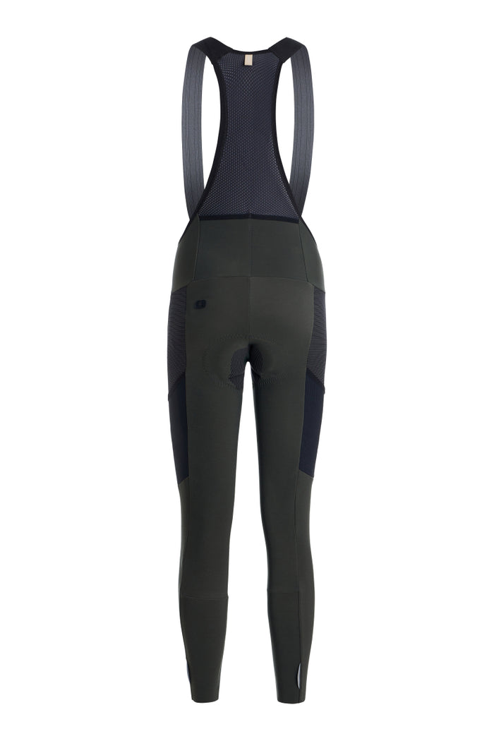 Women's Beyond Gravel Thermal Cargo Bib Knicker by Giordana Cycling, , Made in Italy