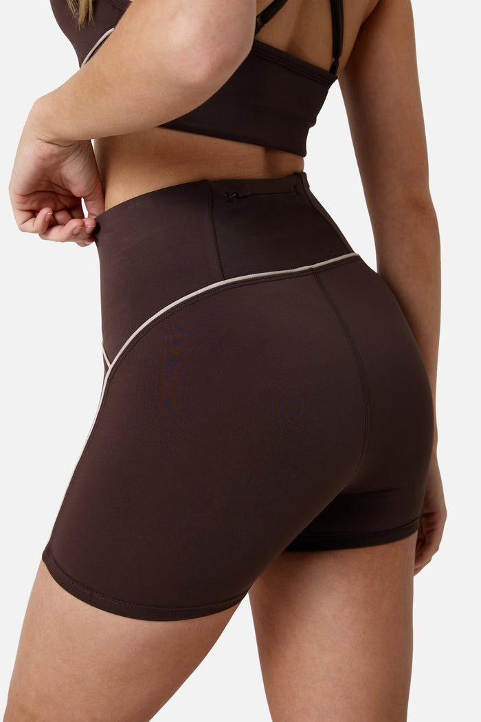 Womens Drift 3 In Cycling Short - Bitter Chocolate