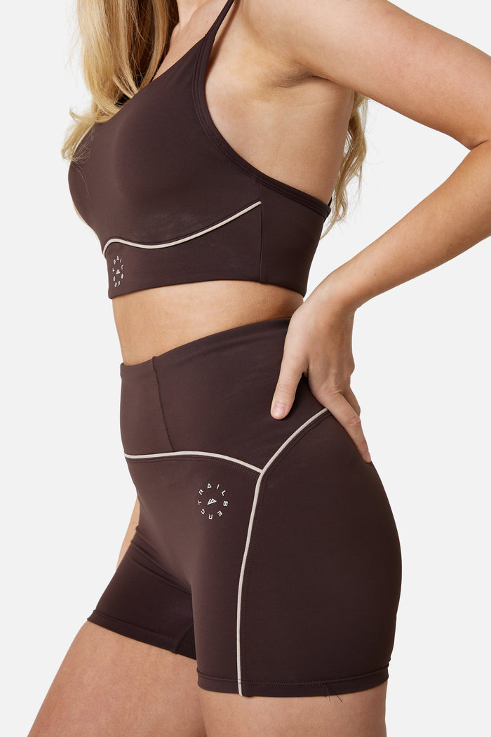 Womens Drift 3 In Cycling Short - Bitter Chocolate