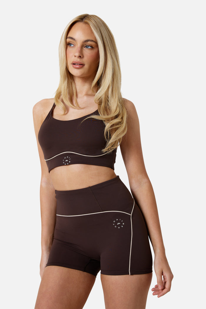 Womens Drift 3 In Cycling Short - Bitter Chocolate