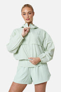 Womens Endura Running Windbreaker - Pistachio Cream