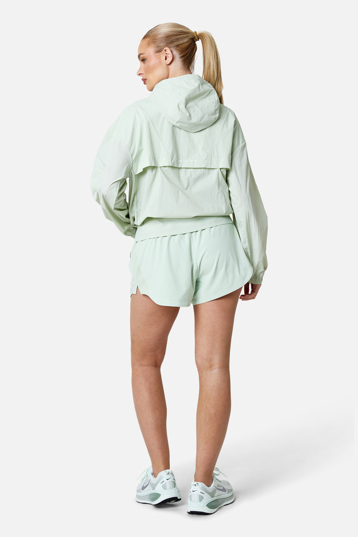 Womens Endura Running Windbreaker - Pistachio Cream