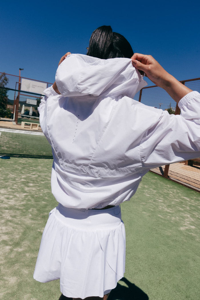 Womens Endura Running Windbreaker - White