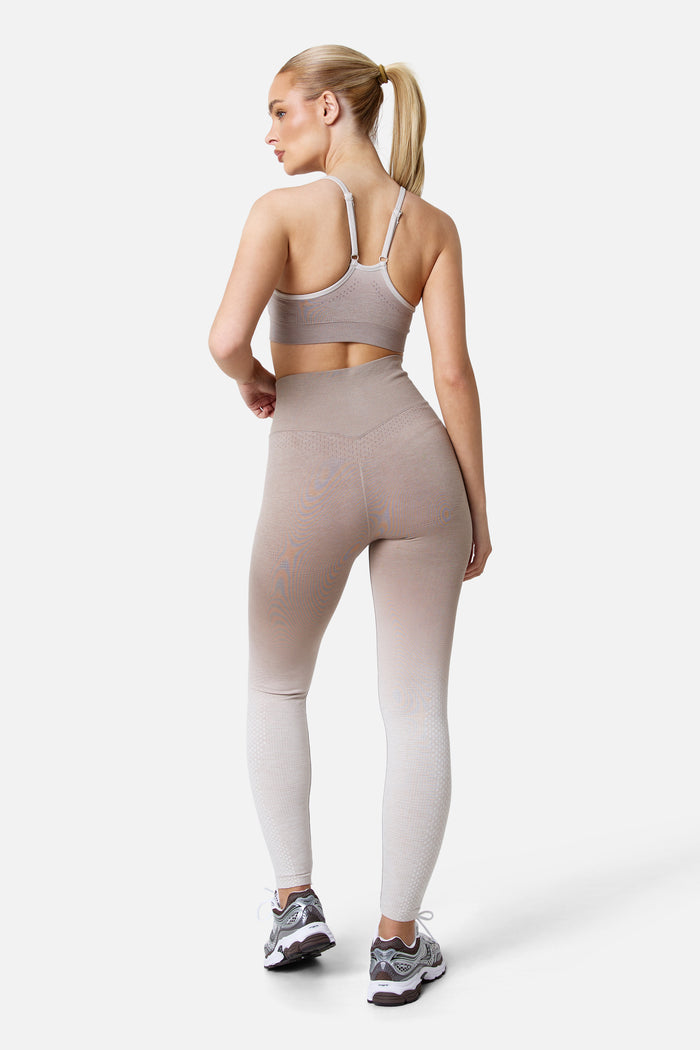 Womens Evocurve Seamless Legging - Pebble Stone / Pale Taupe / Frosted Ridge