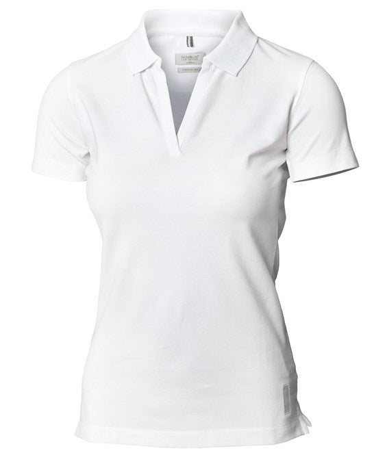 Women’s Harvard v-neck stretch deluxe polo