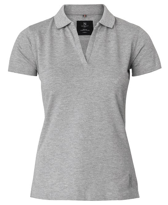 Women’s Harvard v-neck stretch deluxe polo