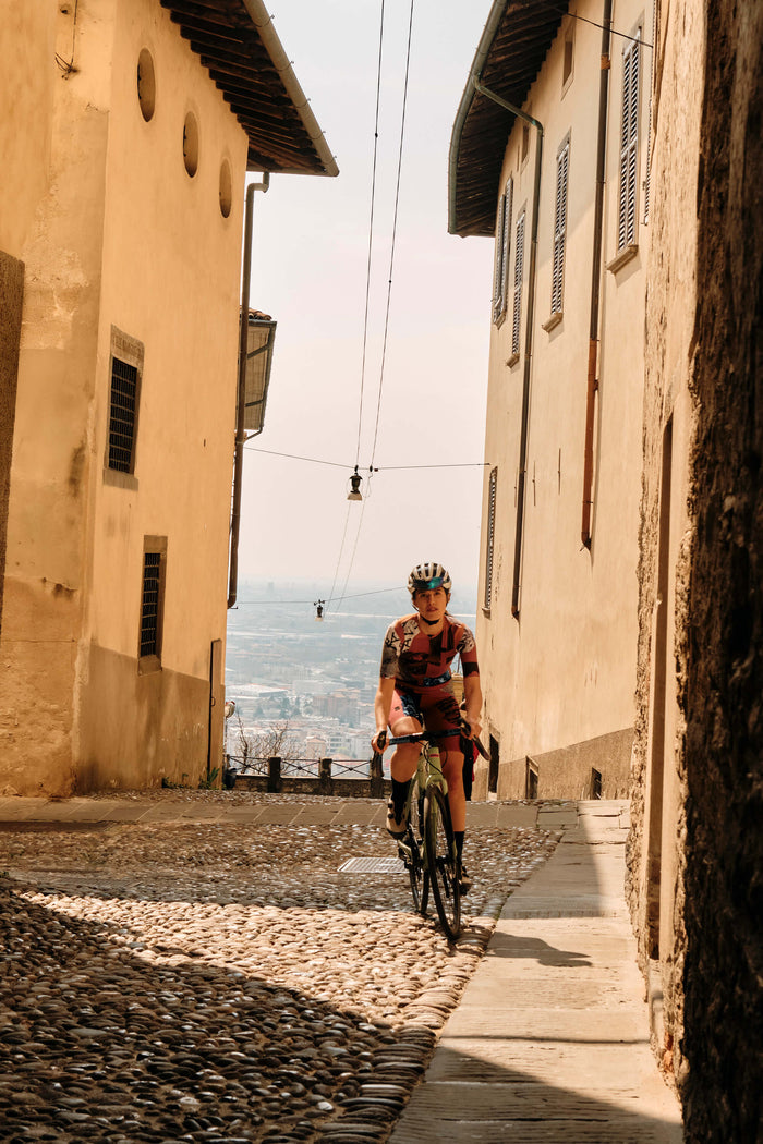 Women's La Posta Urto Bib Short by Giordana Cycling, , Made in Italy