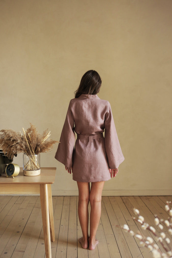 Women’s Linen Kimono KAYA - IN STOCK