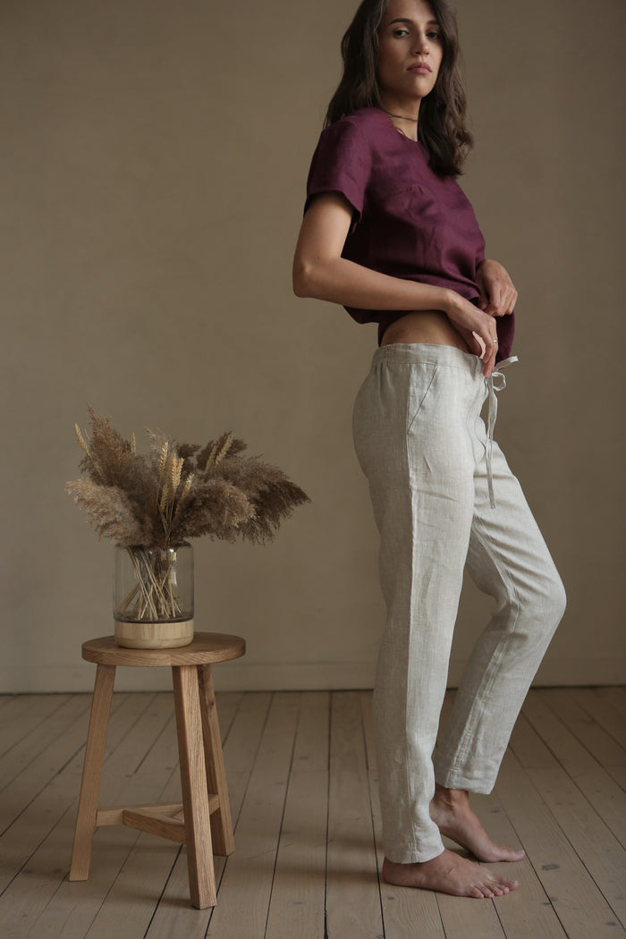 Women’s Linen Pants ANISE - IN STOCK
