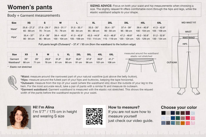 Women’s Linen Pants NARA - IN STOCK