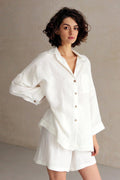 Women’s Linen Shirt FENNEL in Cream