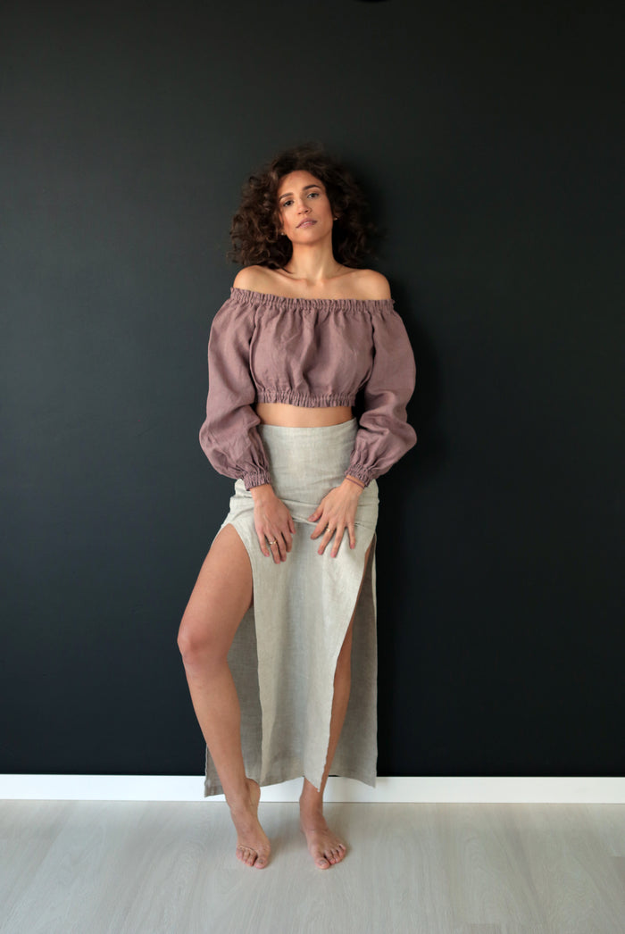 Women’s Linen Skirt SENNA - IN STOCK