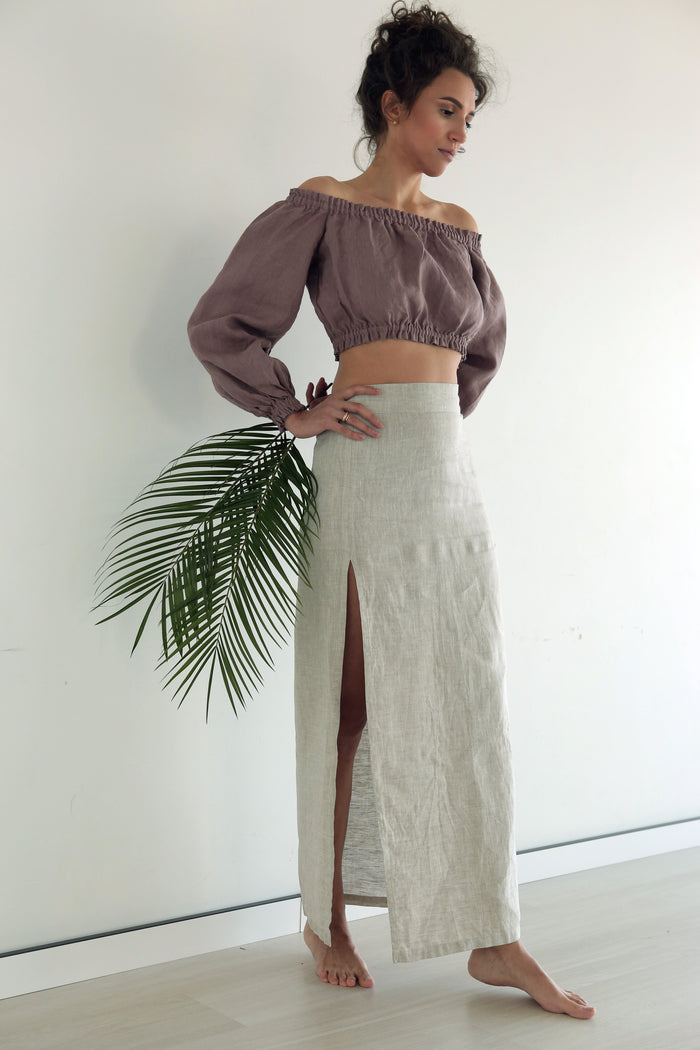 Women’s Linen Skirt SENNA - IN STOCK