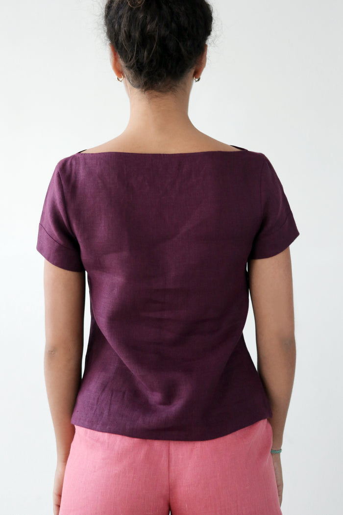 Women's Linen T-Shirt NERINE - IN STOCK
