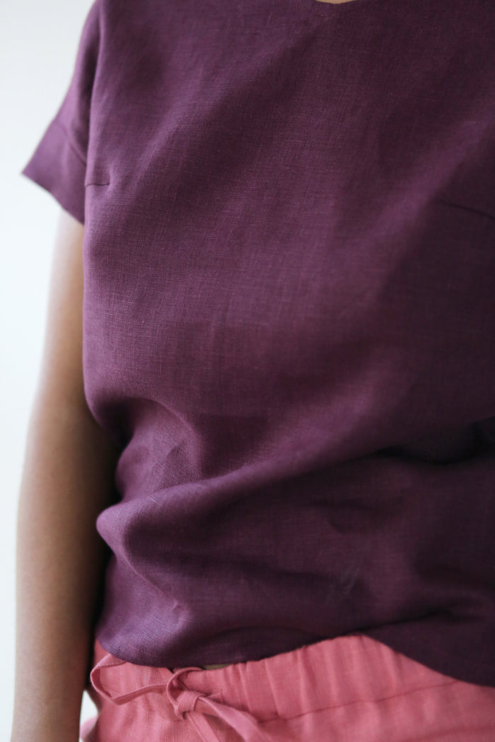 Women's Linen T-Shirt NERINE - IN STOCK