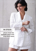 Women’s Linen Wrap Blazer JASMI - IN STOCK